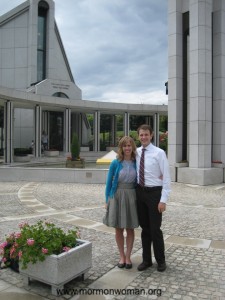 Mormon Woman at Frankfurt, Germany Temple
