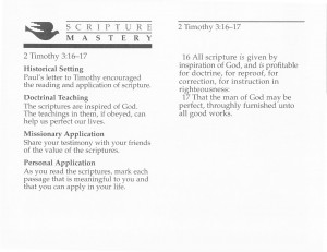 Scripture Mastery-2 Scripture Mastery-2