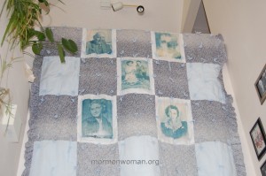 Old Mormon Family History Quilt Old Mormon Family History Quilt