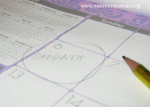 Mormon Sunday Sunday for a Mormon mom