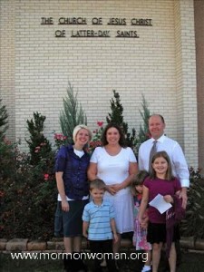 Emily's baptism with Jon and Cassie
