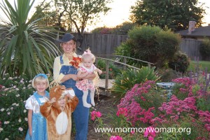 Mormon Halloween Family