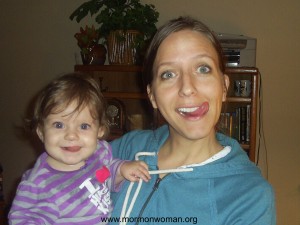 Mormon Mother and Child