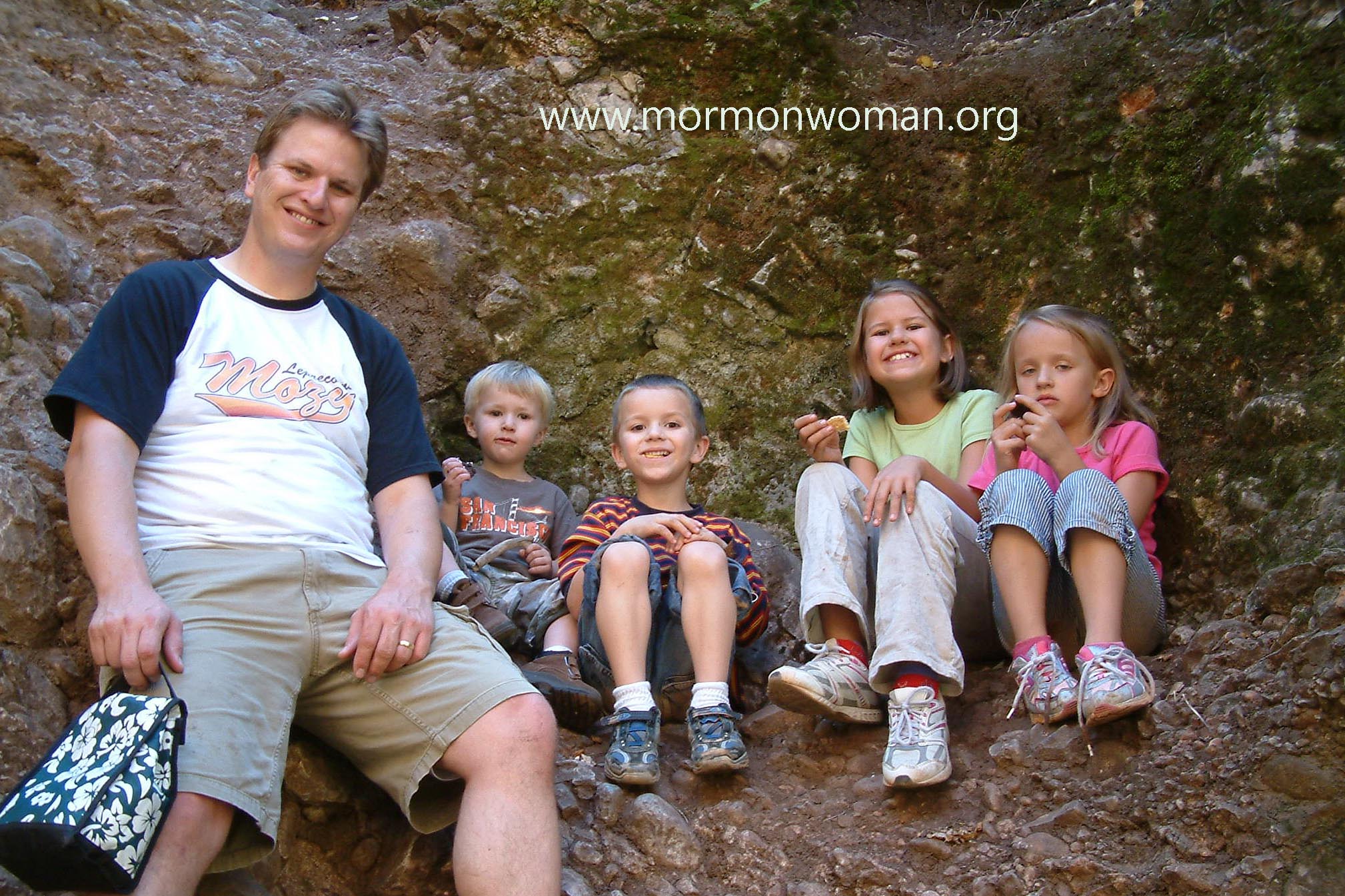 Mormon Father and Kids