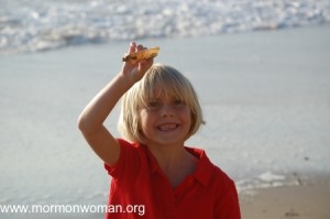 Mormon Girl at The Beach
