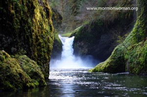 Mormon Women: Waterfall
