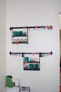 LDS woman decorating home