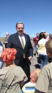 Mormon apostle with children