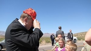 President Monson with some children