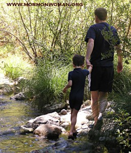 walking in the river copy