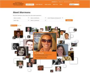 mormon.org Meet Mormons page new mormon.org lets readers Meet Mormons