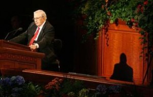 Mormon-Apostle-Boyd-K-Packer-talks-on-marriage-and-chastity President Packer teaches truths about marriage, chastity, agency, atonement