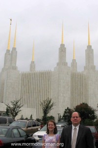 Mormon Women: Father & Daughter, DC Temple