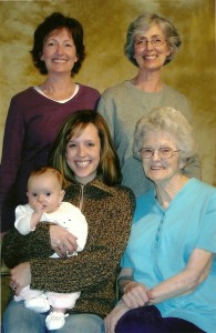 women and legacy of faith across five generations