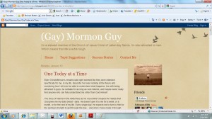 Gay Mormon Guy shares his journey as an LDS man with SSA