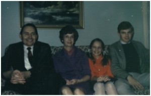 L. Tom Perry family, 1972 L. Tom Perry with wife and two of three children in 1972