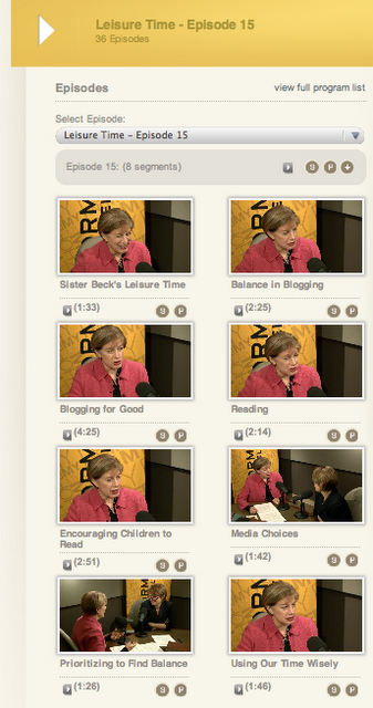 Julie Beck Mormon women leader interview LDS Women leader Julie Beck interview Mormon Channel