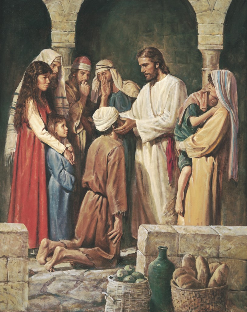 Jesus Christ heals and helps