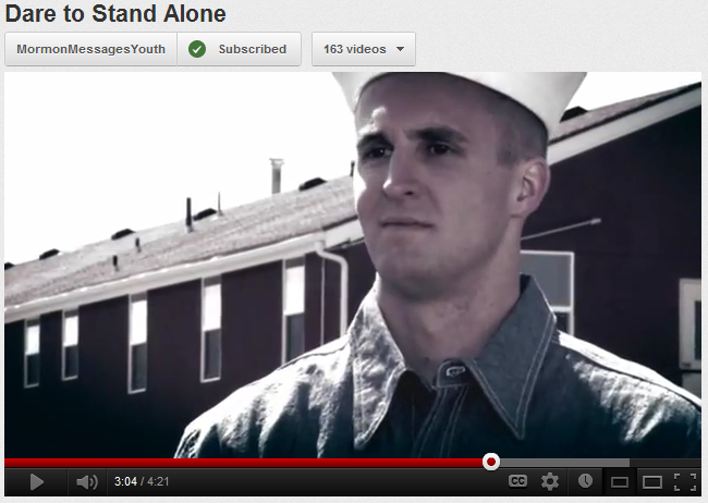 Dare to Stand Alone Mormon Messages video Dare to Stand Alone Mormon Messages video