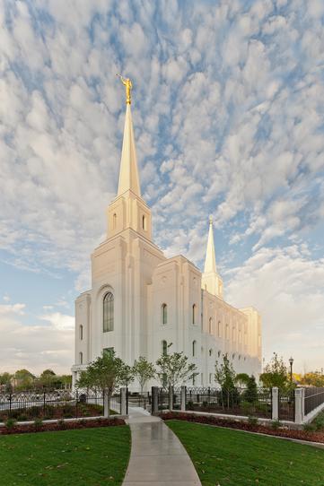Mormon temple in Brigham City Utah