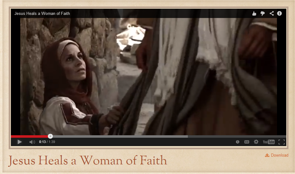 woman with the issue of blood