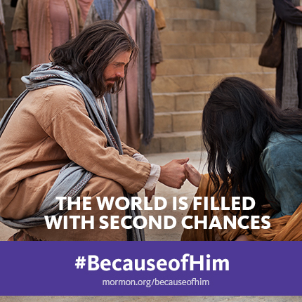 Jesus makes second chances possible #becauseofhim