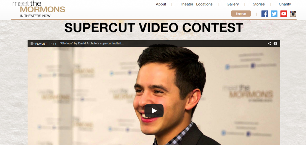 Meet the Mormons Glorious video cover contest