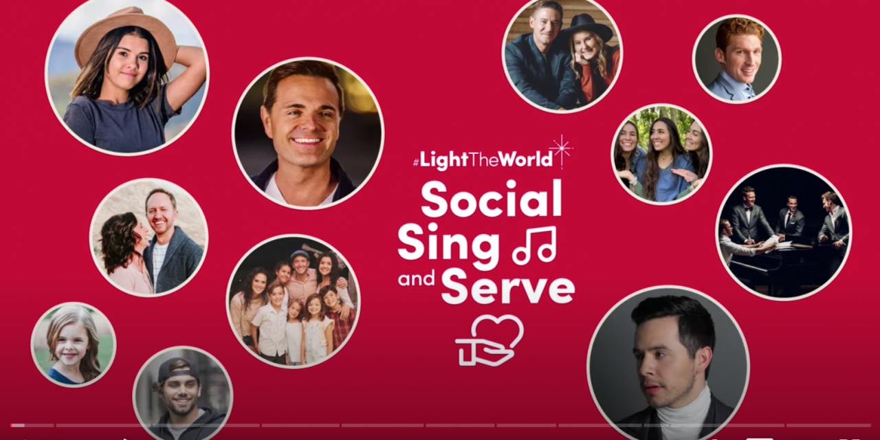 12 Days of Christmas, Day 2: #LightTheWorld Social Sing and Serve